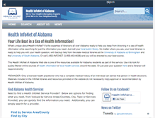 Tablet Screenshot of healthinfonet.org